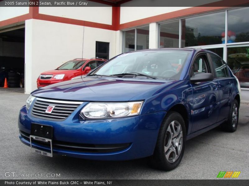 Pacific Blue / Gray 2005 Saturn ION 2 Sedan