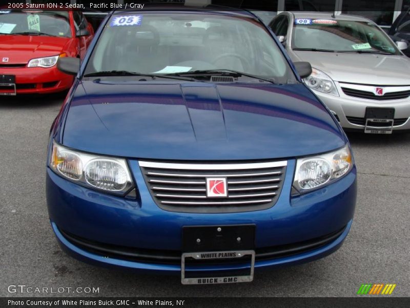 Pacific Blue / Gray 2005 Saturn ION 2 Sedan