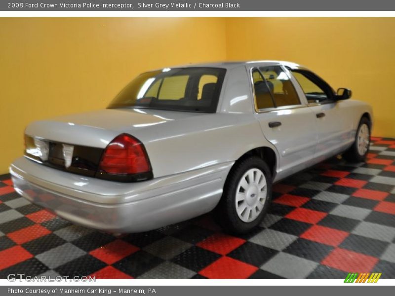 Silver Grey Metallic / Charcoal Black 2008 Ford Crown Victoria Police Interceptor