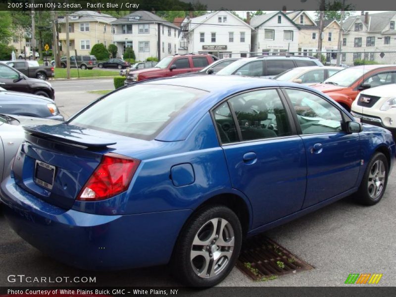 Pacific Blue / Gray 2005 Saturn ION 2 Sedan