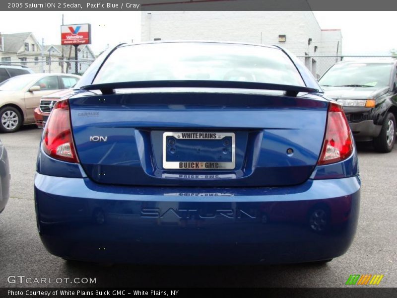 Pacific Blue / Gray 2005 Saturn ION 2 Sedan