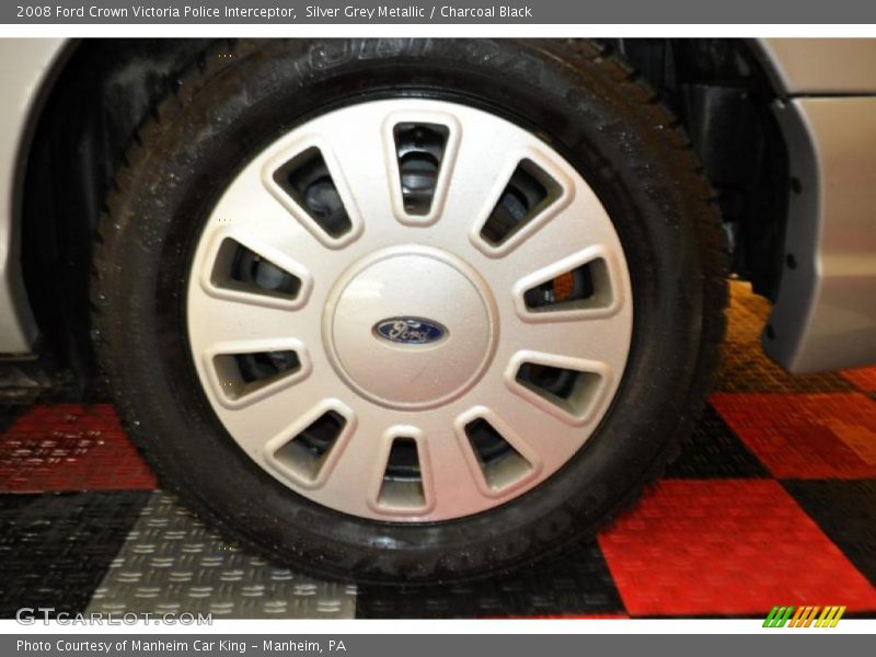Silver Grey Metallic / Charcoal Black 2008 Ford Crown Victoria Police Interceptor