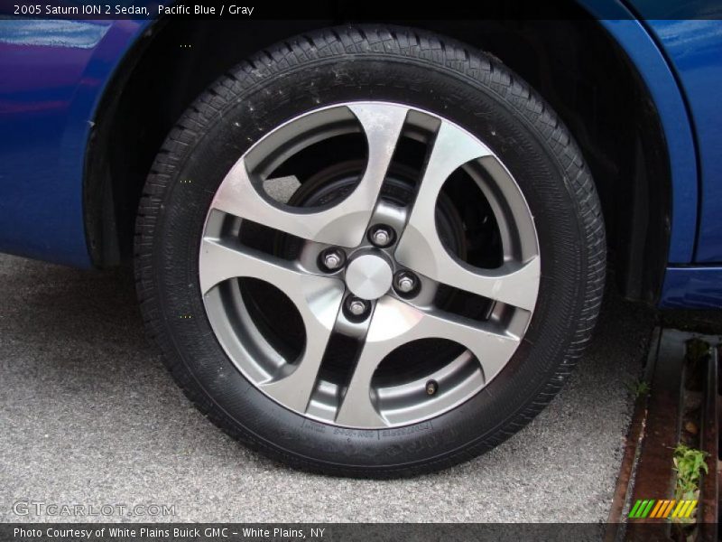 Pacific Blue / Gray 2005 Saturn ION 2 Sedan