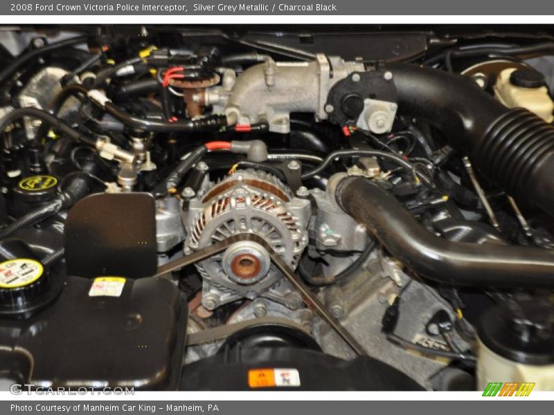 Silver Grey Metallic / Charcoal Black 2008 Ford Crown Victoria Police Interceptor