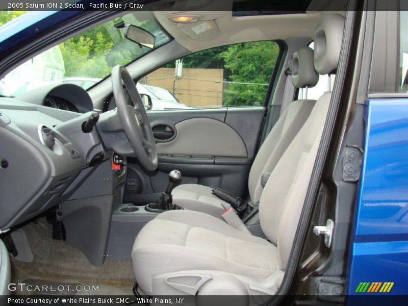Pacific Blue / Gray 2005 Saturn ION 2 Sedan