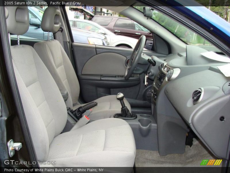 Pacific Blue / Gray 2005 Saturn ION 2 Sedan