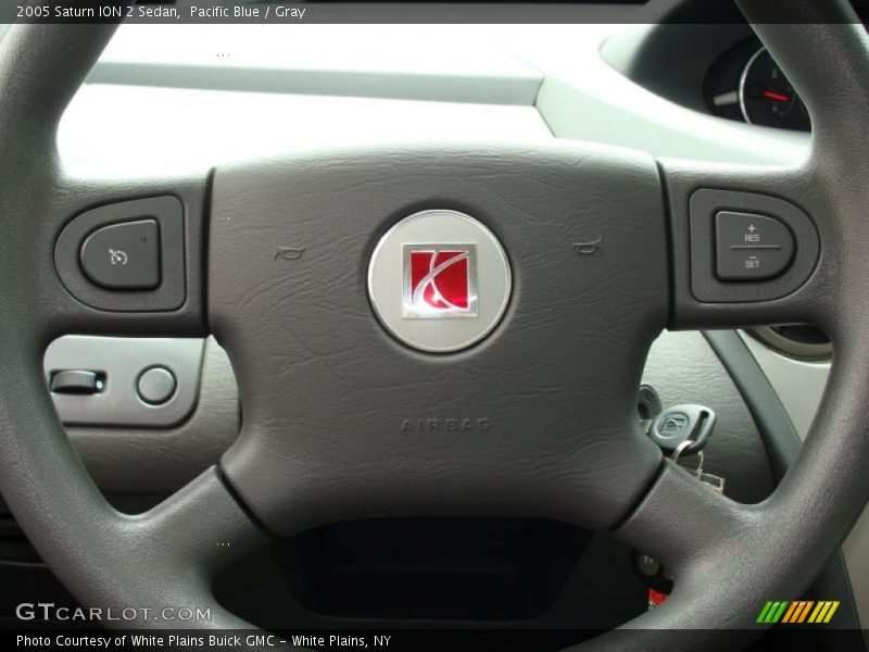 Pacific Blue / Gray 2005 Saturn ION 2 Sedan