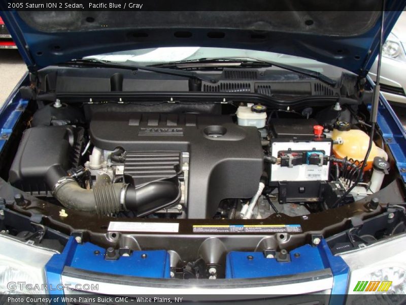 Pacific Blue / Gray 2005 Saturn ION 2 Sedan