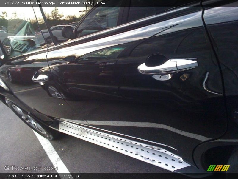 Formal Black Pearl / Taupe 2007 Acura MDX Technology