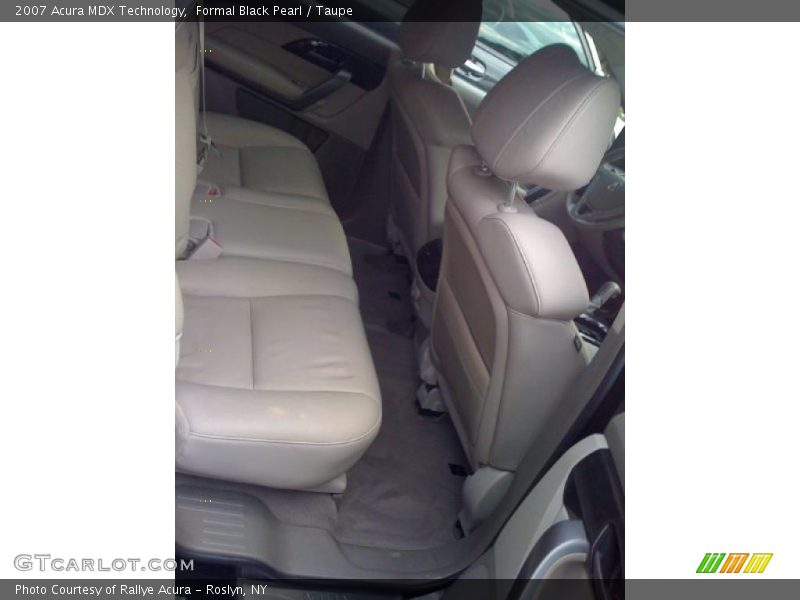 Formal Black Pearl / Taupe 2007 Acura MDX Technology