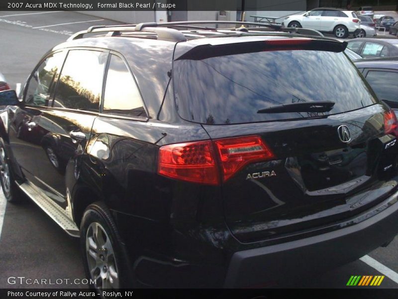 Formal Black Pearl / Taupe 2007 Acura MDX Technology