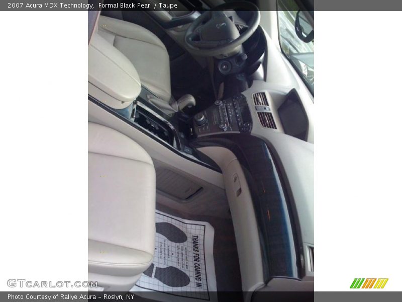 Formal Black Pearl / Taupe 2007 Acura MDX Technology