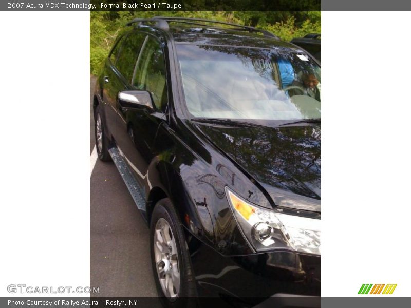 Formal Black Pearl / Taupe 2007 Acura MDX Technology