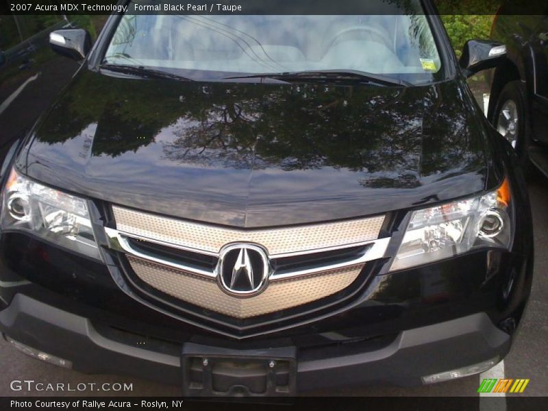Formal Black Pearl / Taupe 2007 Acura MDX Technology