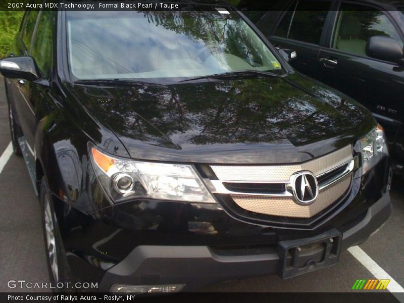 Formal Black Pearl / Taupe 2007 Acura MDX Technology