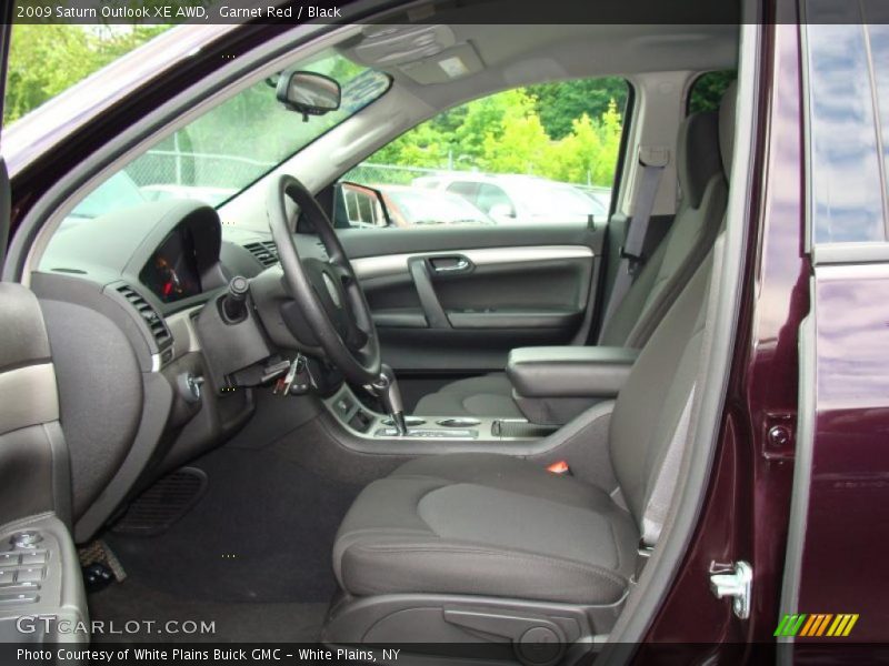 Garnet Red / Black 2009 Saturn Outlook XE AWD
