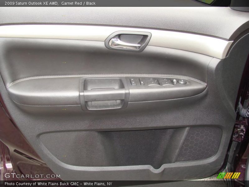 Garnet Red / Black 2009 Saturn Outlook XE AWD