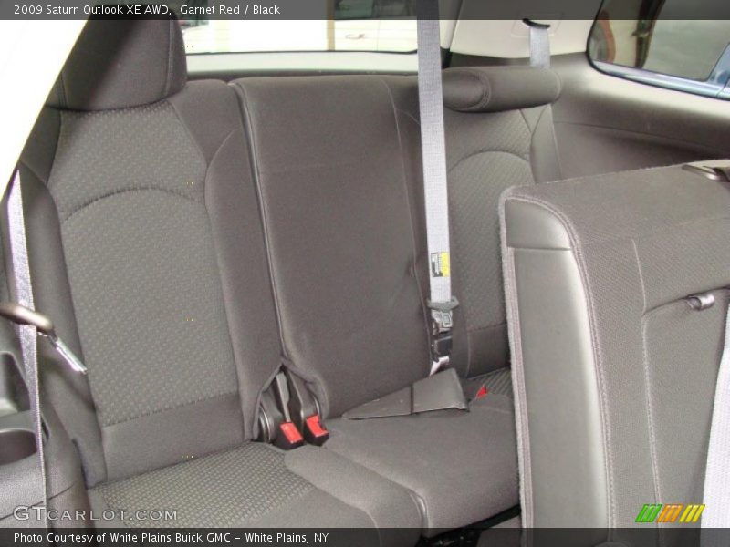 Garnet Red / Black 2009 Saturn Outlook XE AWD
