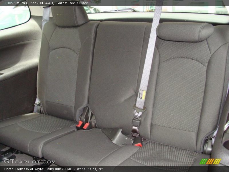 Garnet Red / Black 2009 Saturn Outlook XE AWD