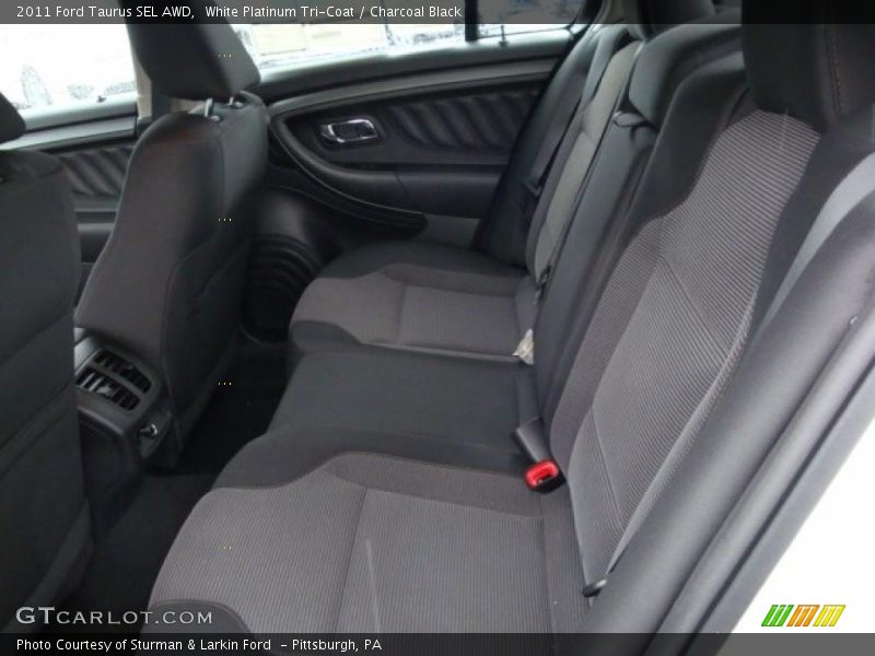 White Platinum Tri-Coat / Charcoal Black 2011 Ford Taurus SEL AWD