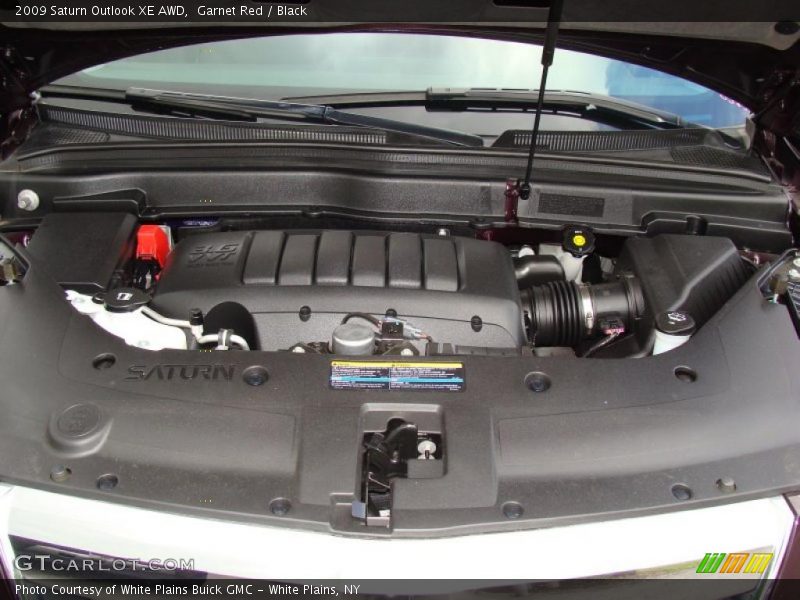Garnet Red / Black 2009 Saturn Outlook XE AWD