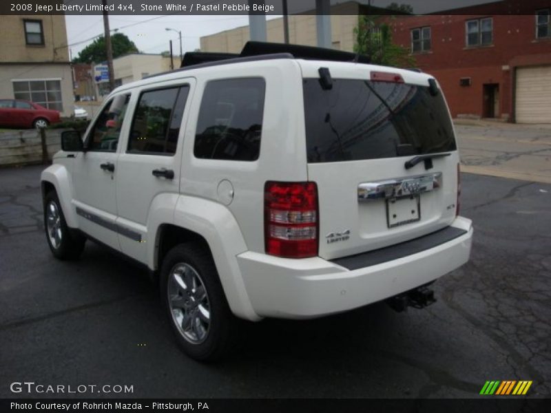 Stone White / Pastel Pebble Beige 2008 Jeep Liberty Limited 4x4