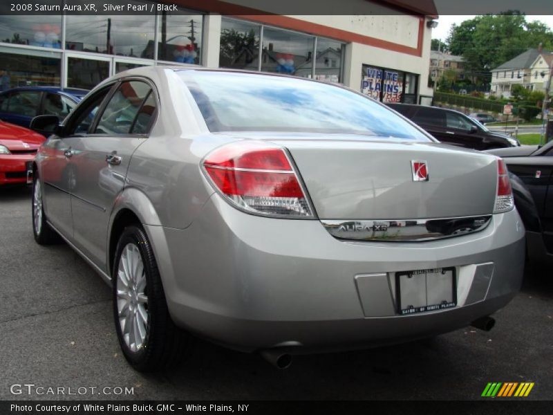 Silver Pearl / Black 2008 Saturn Aura XR
