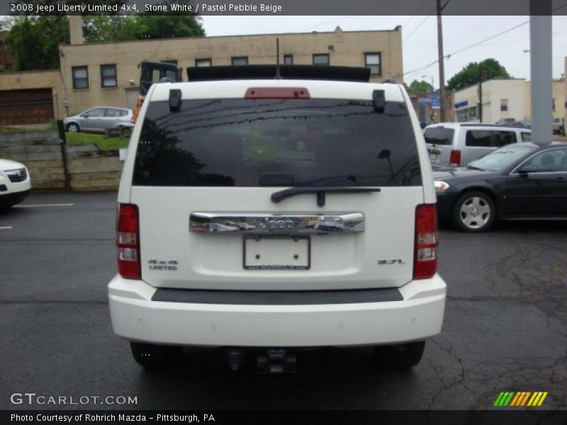 Stone White / Pastel Pebble Beige 2008 Jeep Liberty Limited 4x4