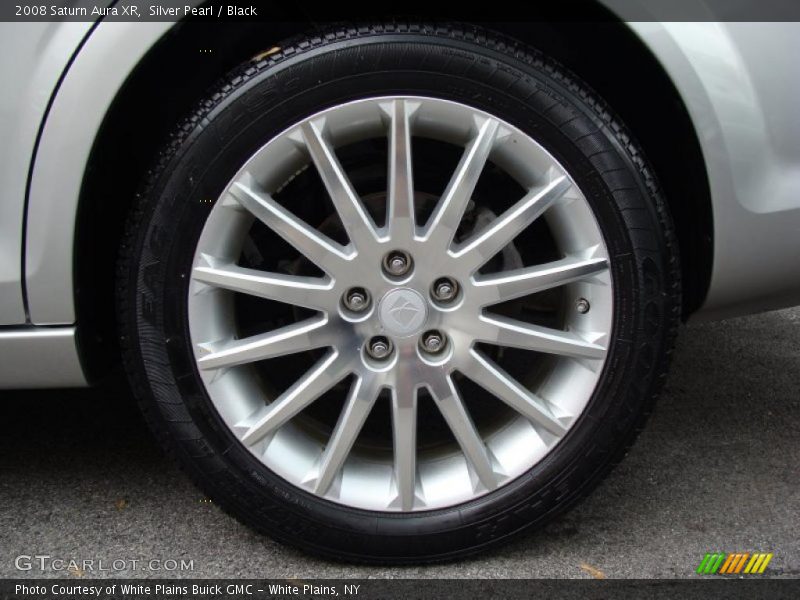 Silver Pearl / Black 2008 Saturn Aura XR