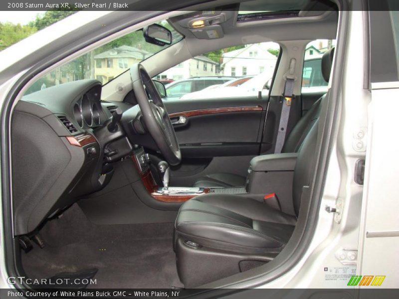 Silver Pearl / Black 2008 Saturn Aura XR