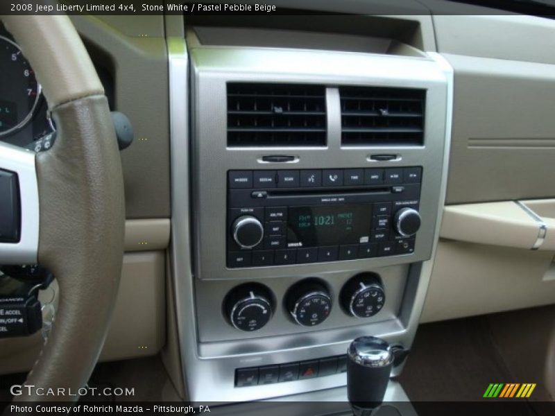 Stone White / Pastel Pebble Beige 2008 Jeep Liberty Limited 4x4