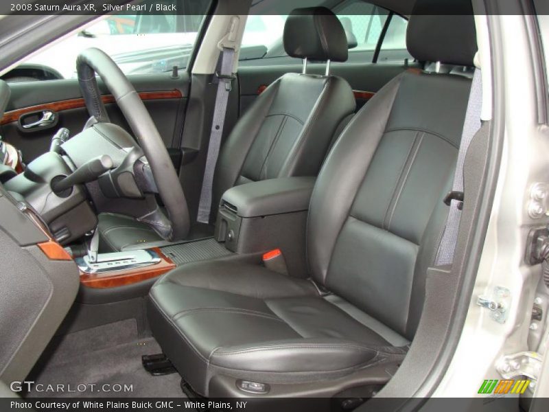 Silver Pearl / Black 2008 Saturn Aura XR