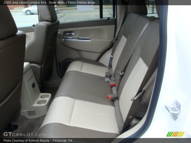 Stone White / Pastel Pebble Beige 2008 Jeep Liberty Limited 4x4