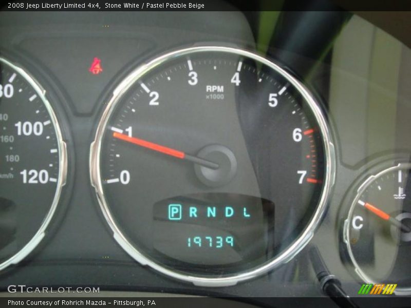 Stone White / Pastel Pebble Beige 2008 Jeep Liberty Limited 4x4