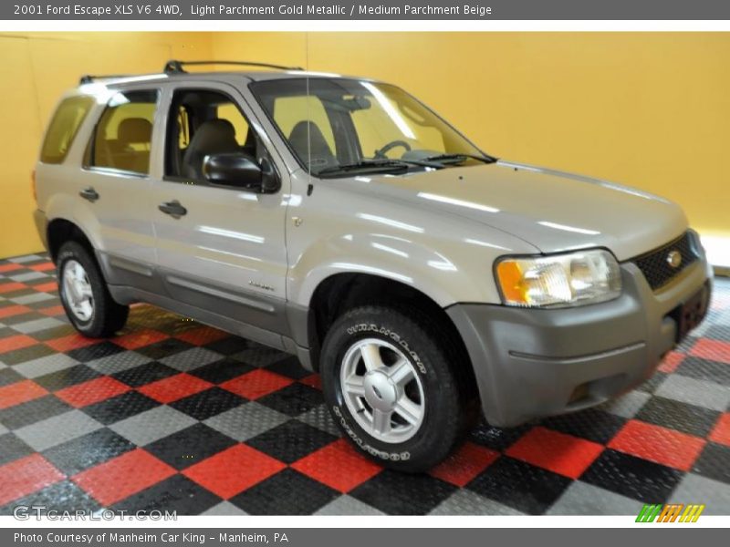 Light Parchment Gold Metallic / Medium Parchment Beige 2001 Ford Escape XLS V6 4WD
