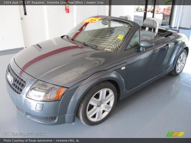 Dolomite Grey Pearl Effect / Aviator Grey 2004 Audi TT 1.8T Roadster