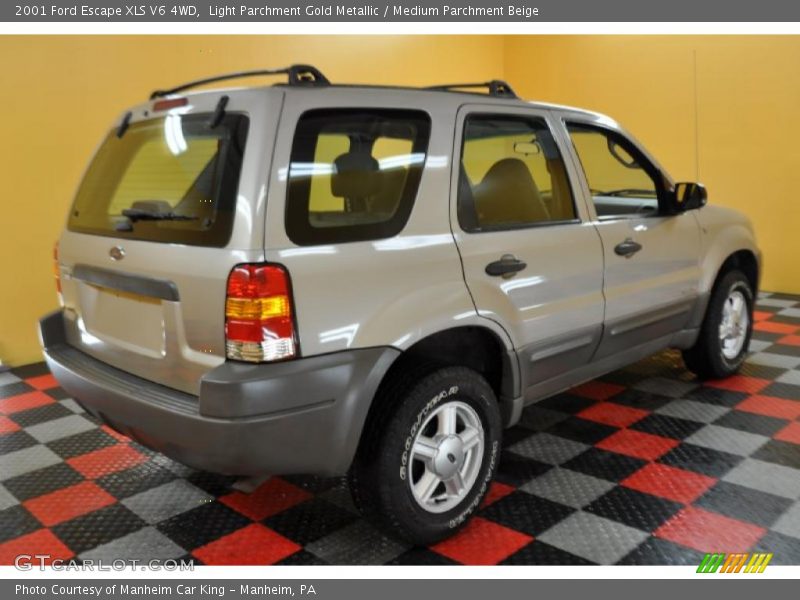 Light Parchment Gold Metallic / Medium Parchment Beige 2001 Ford Escape XLS V6 4WD