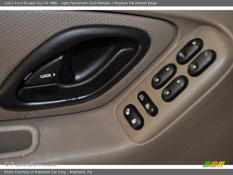 Light Parchment Gold Metallic / Medium Parchment Beige 2001 Ford Escape XLS V6 4WD