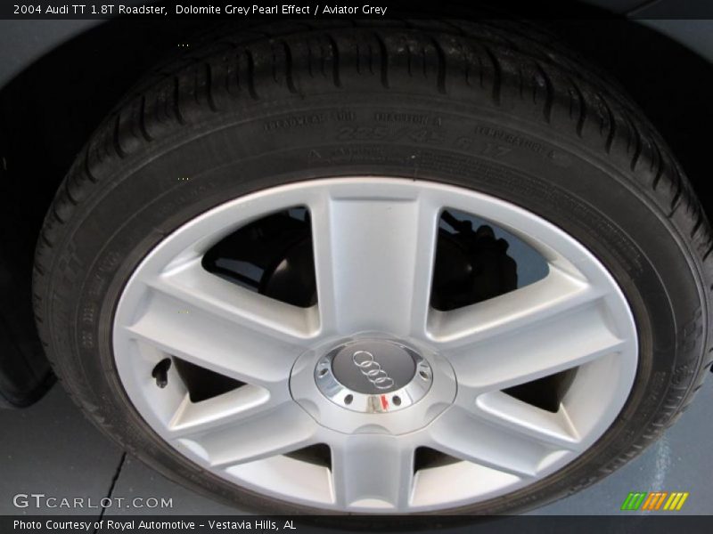 Dolomite Grey Pearl Effect / Aviator Grey 2004 Audi TT 1.8T Roadster