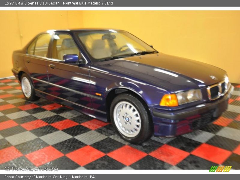 Montreal Blue Metallic / Sand 1997 BMW 3 Series 318i Sedan