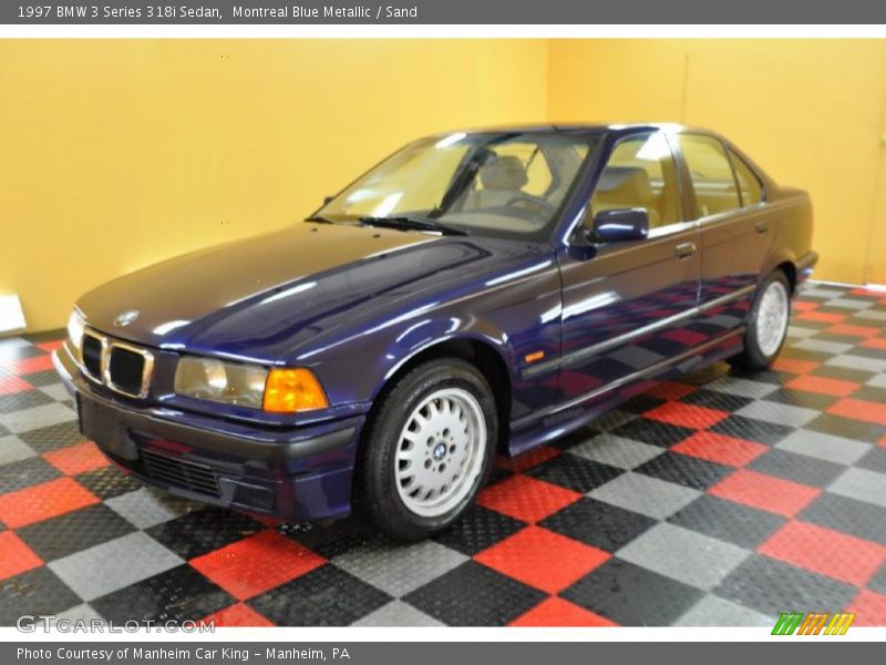 Montreal Blue Metallic / Sand 1997 BMW 3 Series 318i Sedan