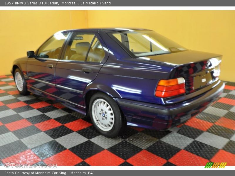 Montreal Blue Metallic / Sand 1997 BMW 3 Series 318i Sedan