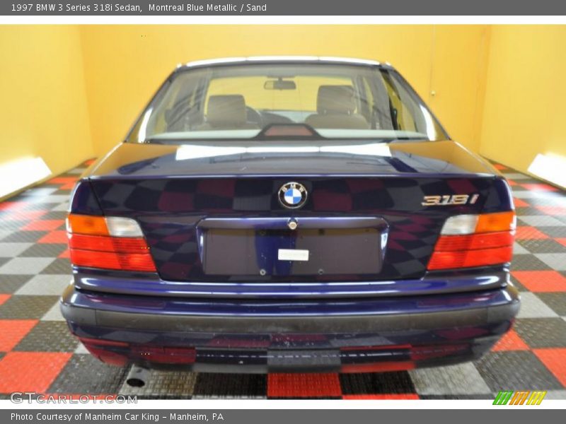 Montreal Blue Metallic / Sand 1997 BMW 3 Series 318i Sedan