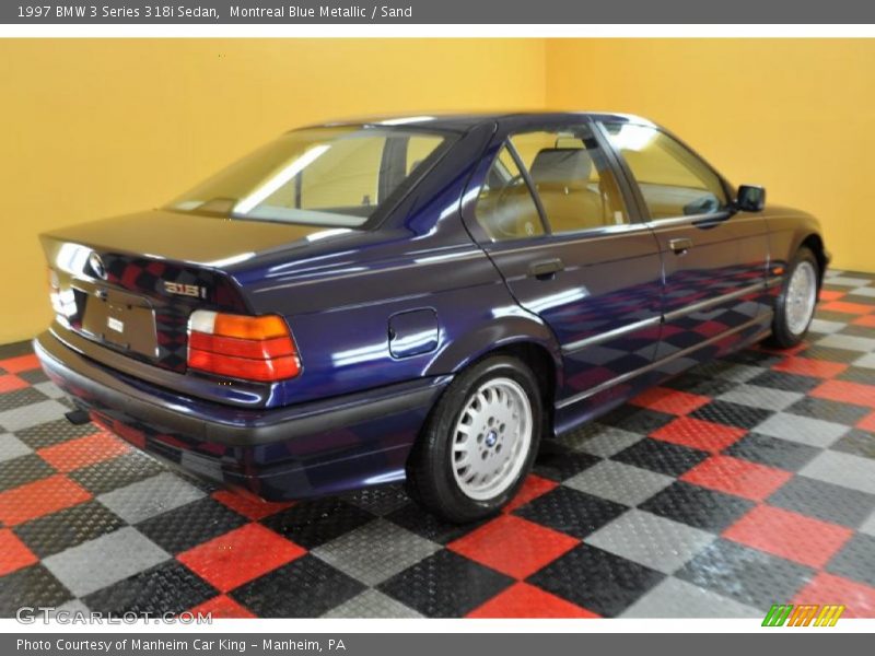 Montreal Blue Metallic / Sand 1997 BMW 3 Series 318i Sedan
