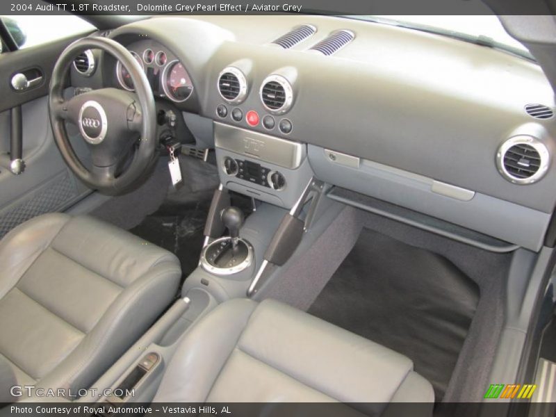 Dolomite Grey Pearl Effect / Aviator Grey 2004 Audi TT 1.8T Roadster