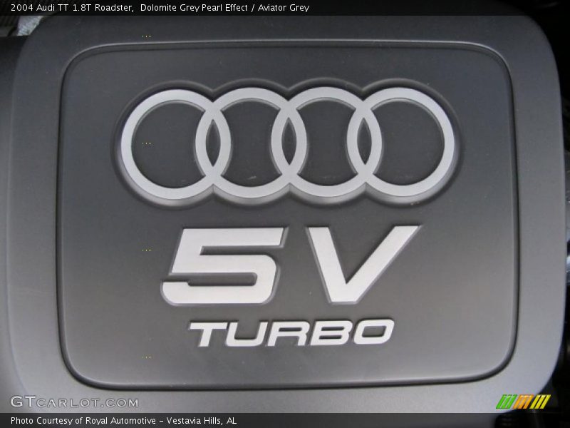 Dolomite Grey Pearl Effect / Aviator Grey 2004 Audi TT 1.8T Roadster