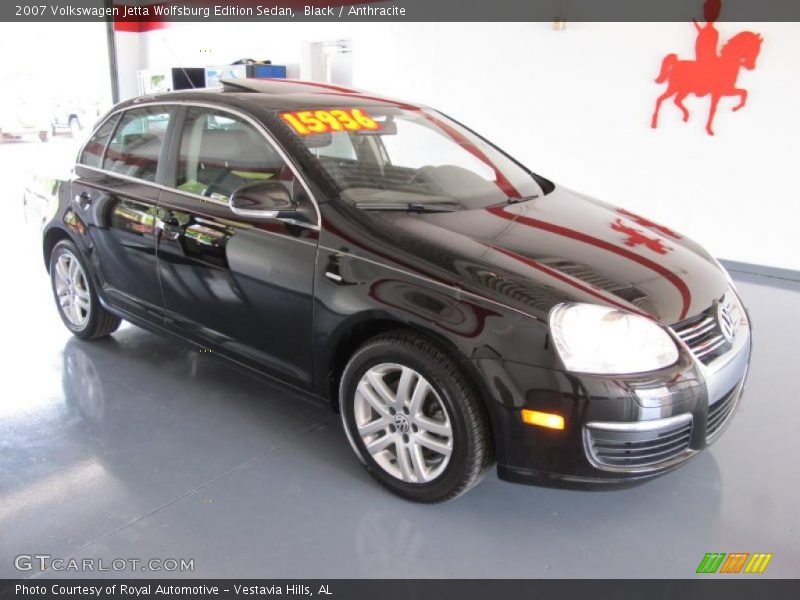 Black / Anthracite 2007 Volkswagen Jetta Wolfsburg Edition Sedan