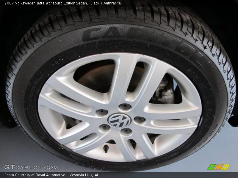Black / Anthracite 2007 Volkswagen Jetta Wolfsburg Edition Sedan