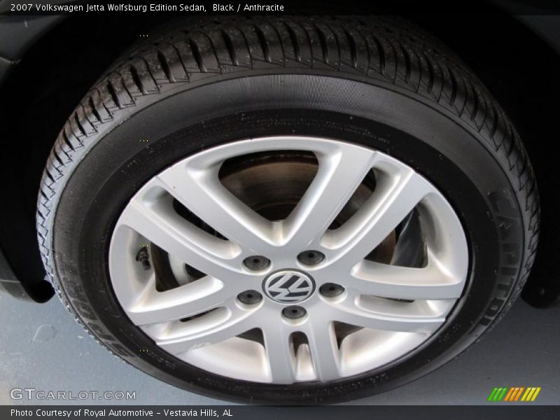 Black / Anthracite 2007 Volkswagen Jetta Wolfsburg Edition Sedan