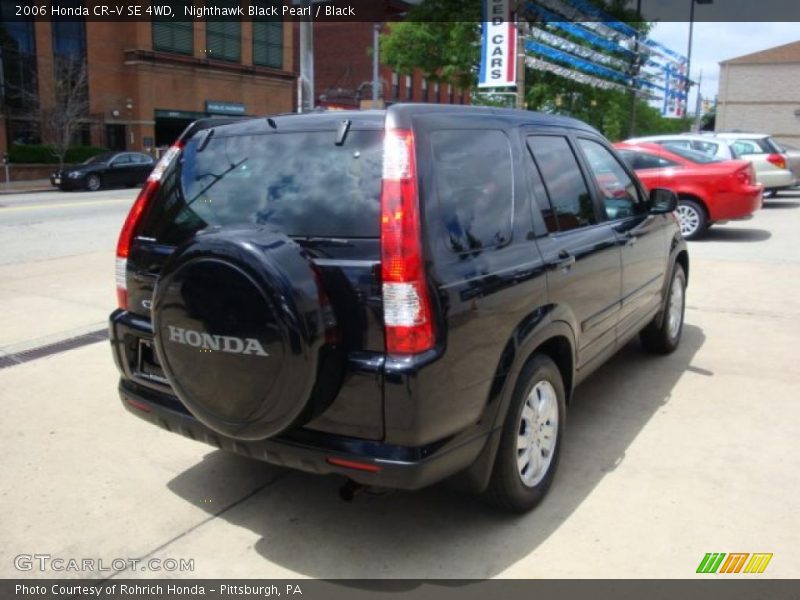 Nighthawk Black Pearl / Black 2006 Honda CR-V SE 4WD